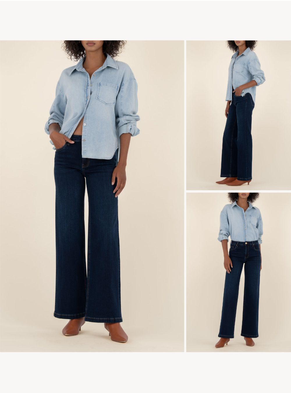 Image of Jean High Rise Wide Leg, Exclusive - FINAL SALE